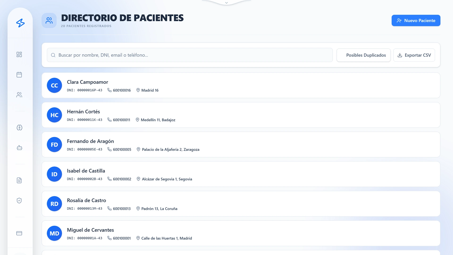 Captura real de PodoFly: Historias Podológicas